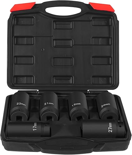 Miniatura 7 de LE-JX Juego de dados de tornillo de manivela de 1/2 pulgada, 0.669 in, 0.748 in, 0.827 in, 0.866 in, 0.945 in, 1.063 in, juego de enchufes de