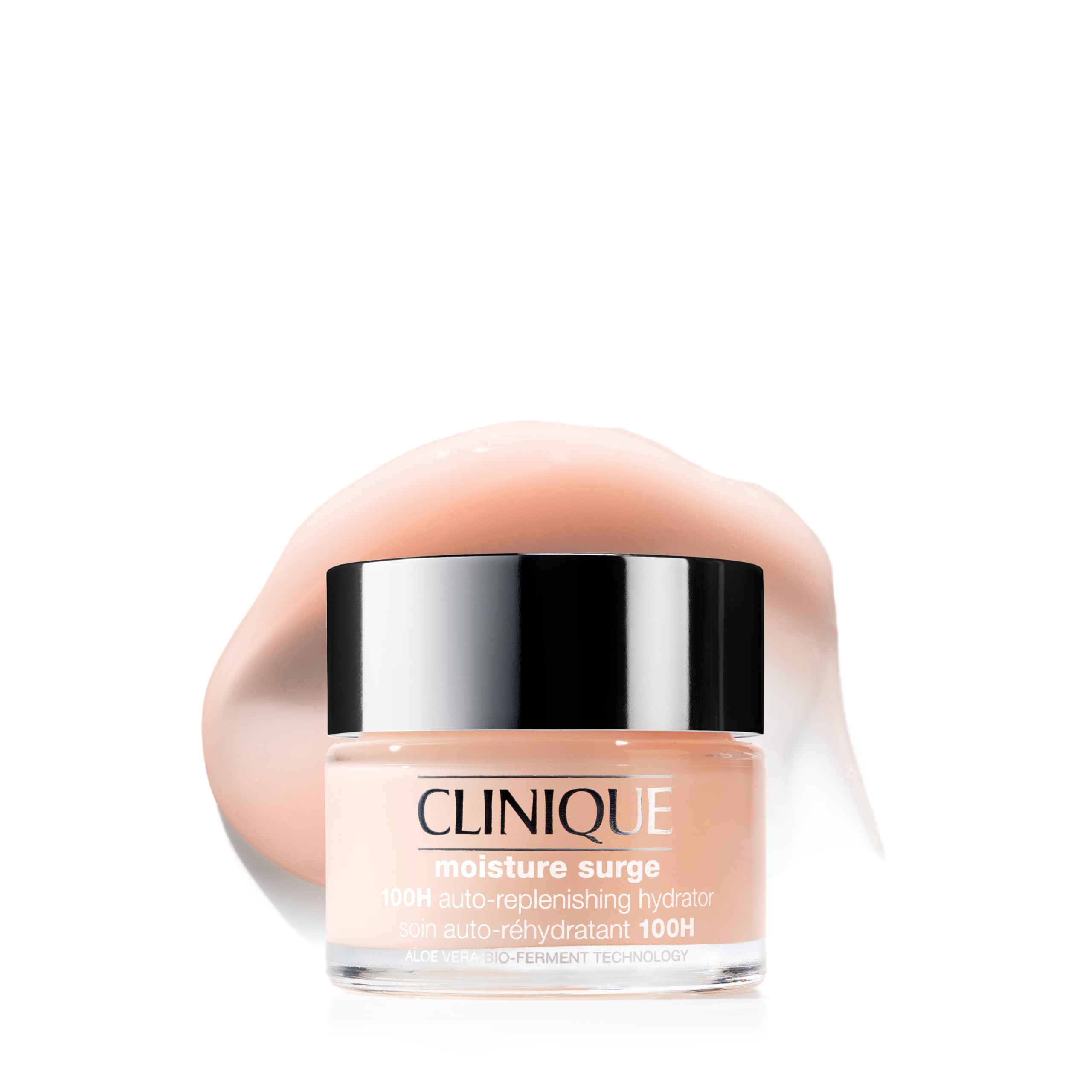 Clinique Moisture Surge Soin Auto-Réhydratant 100H à l'Acide Hyaluronique + Bio-Ferment d'Aloe Vera Tous types de peaux | Crème hydratante
