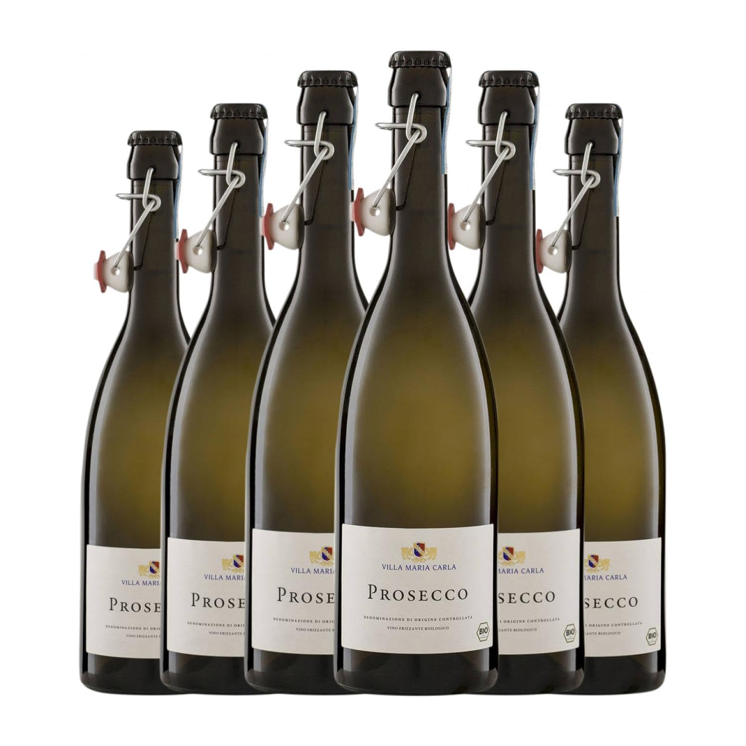 La Jara Mareno di Piave Villa Maria Carla Bügelverschl Frizzante Prosecco 75 cl Espumoso blanco (Caja de 6 Botellas de 75 cl)
