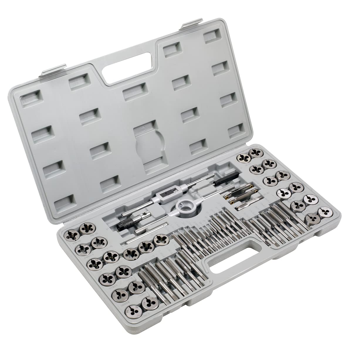 B&Q -  60 Pieces Tap & Die Set With Machined Lead-InsMetric & Imperial Ak3060