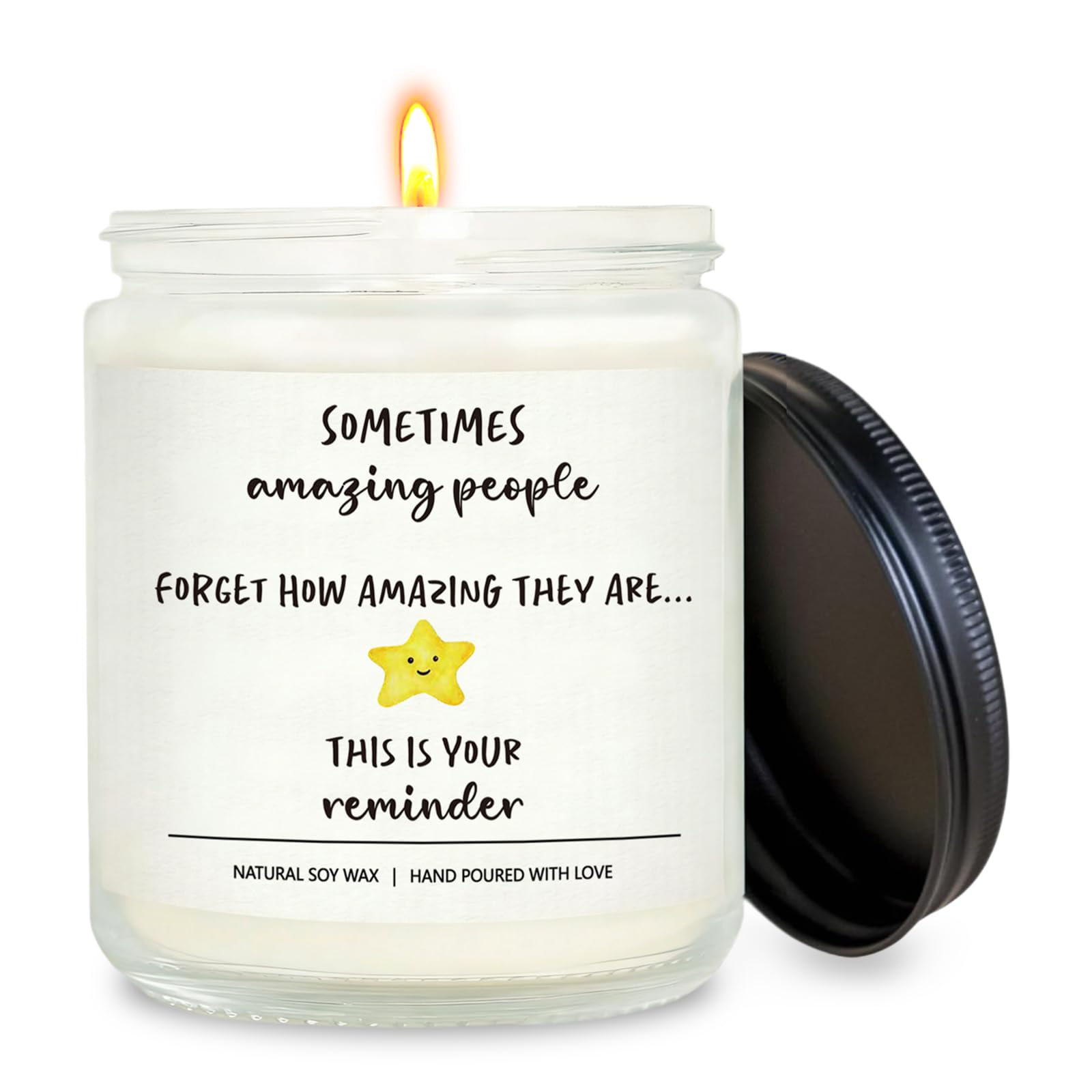Thank You Gift for Women Men, Sometimes People Forget How Amazing They are Soy Wax Candle, Proud of You Gifts & Congratulations Gift, Funny Candle for Friends, Teacher, Coworker, Boss, Employees