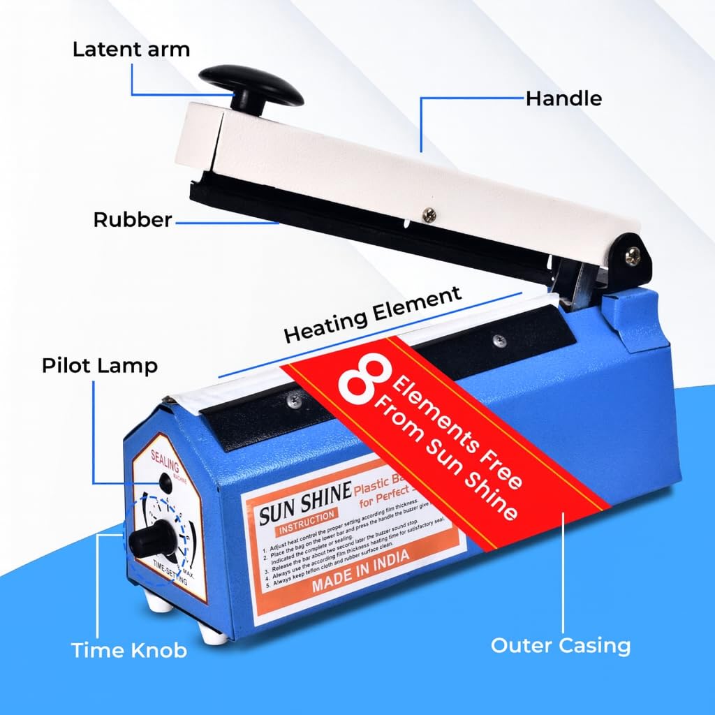 Heat Press Sealing Machine - Food Packaging & Bags -6