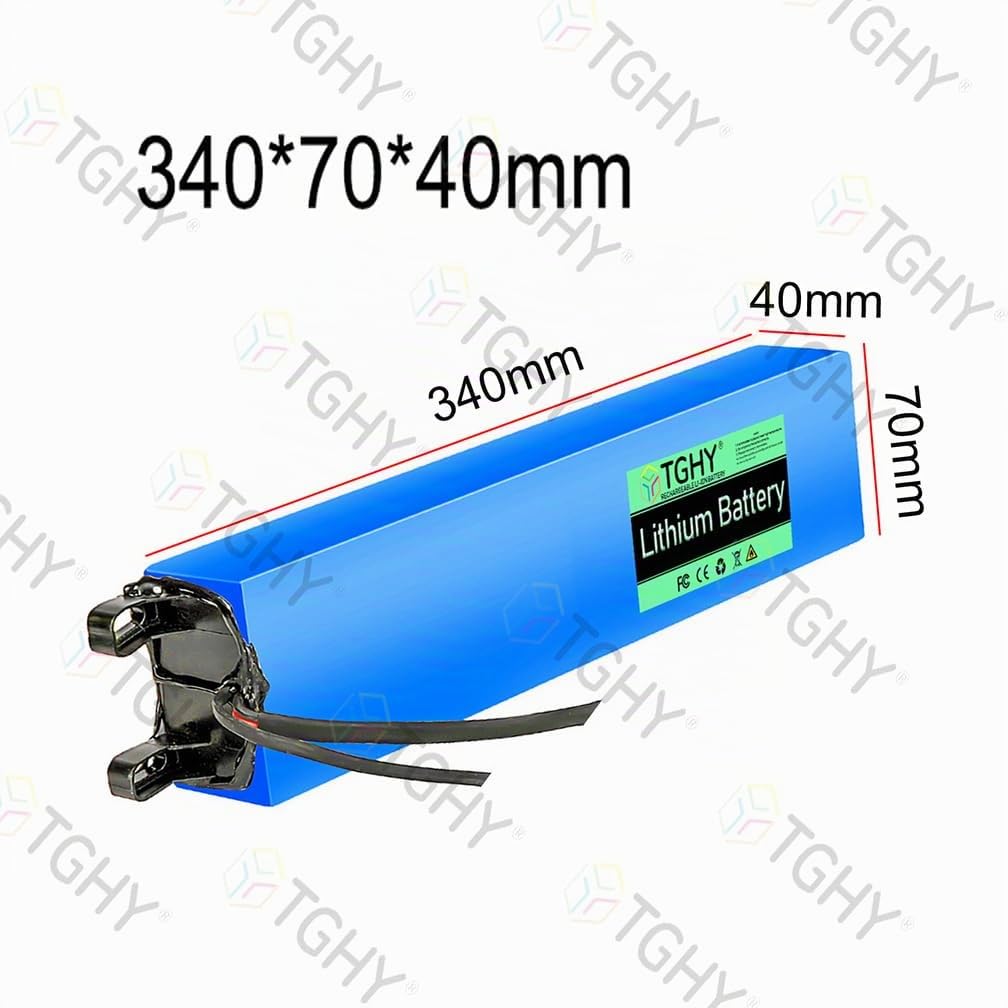 TGHY Batterie Lithium pour Trottinette électrique 36V 4Ah 5Ah 6Ah 7,8Ah 9Ah Batterie Rechargeable Li-ION pour Moteurs de Trottinette électrique et Hoverboard de 324W et Moins.,36v4ah,XT60+JST 2