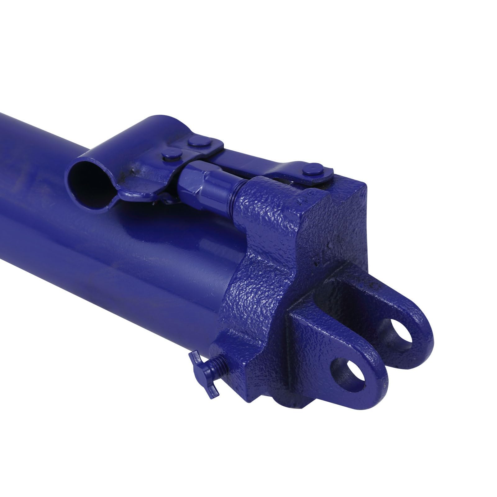 Garvee Vérin hydraulique Longue Course 8T – Cric Robuste pour Grue d’Atelier, camions, engins agricoles – Base en U, Pompe Simple, Taille hydraulique – avec poignée – Spécification : 8T