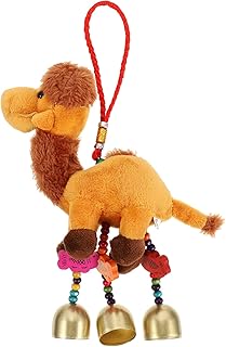 Toyvian Camel Plush Stuffed Animal Mini Camel Plush Cute Camel Doll Toy Soft Small Stuffed Camel Hanging Ornaments for Keys Purse