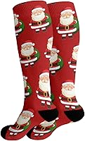 Vista 2 de devor Womens Cotton Socks Cotton for Women's Socks Trouser Sock Cute Santa Claus Socks