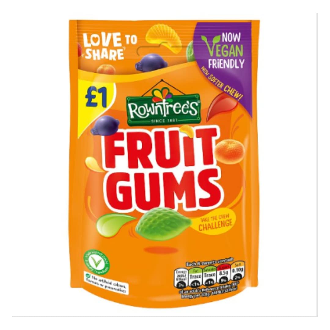 Rowntree's Fruit Gums 120g x Case of 10