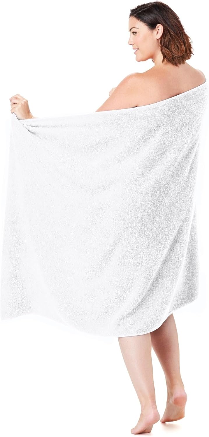 BrylaneHome BH Studio XXL Bath Sheet - Raspberry
