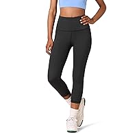 Amazon Essentials Leggings Capri Sportivi Modellanti per Allenamento a Vita Alta (Disponibili)