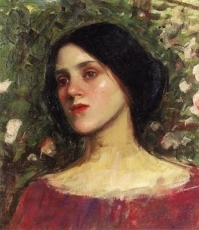 Affiche graffiti La Rose Bower Waterhouse, impression d'art mural haut de gamme