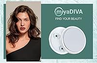 Vista 8 de Espejo de maquillaje con aumento 20X con ventosas, espejo de ducha de baño, portátil, para maquillaje detallado, cuidado de la piel