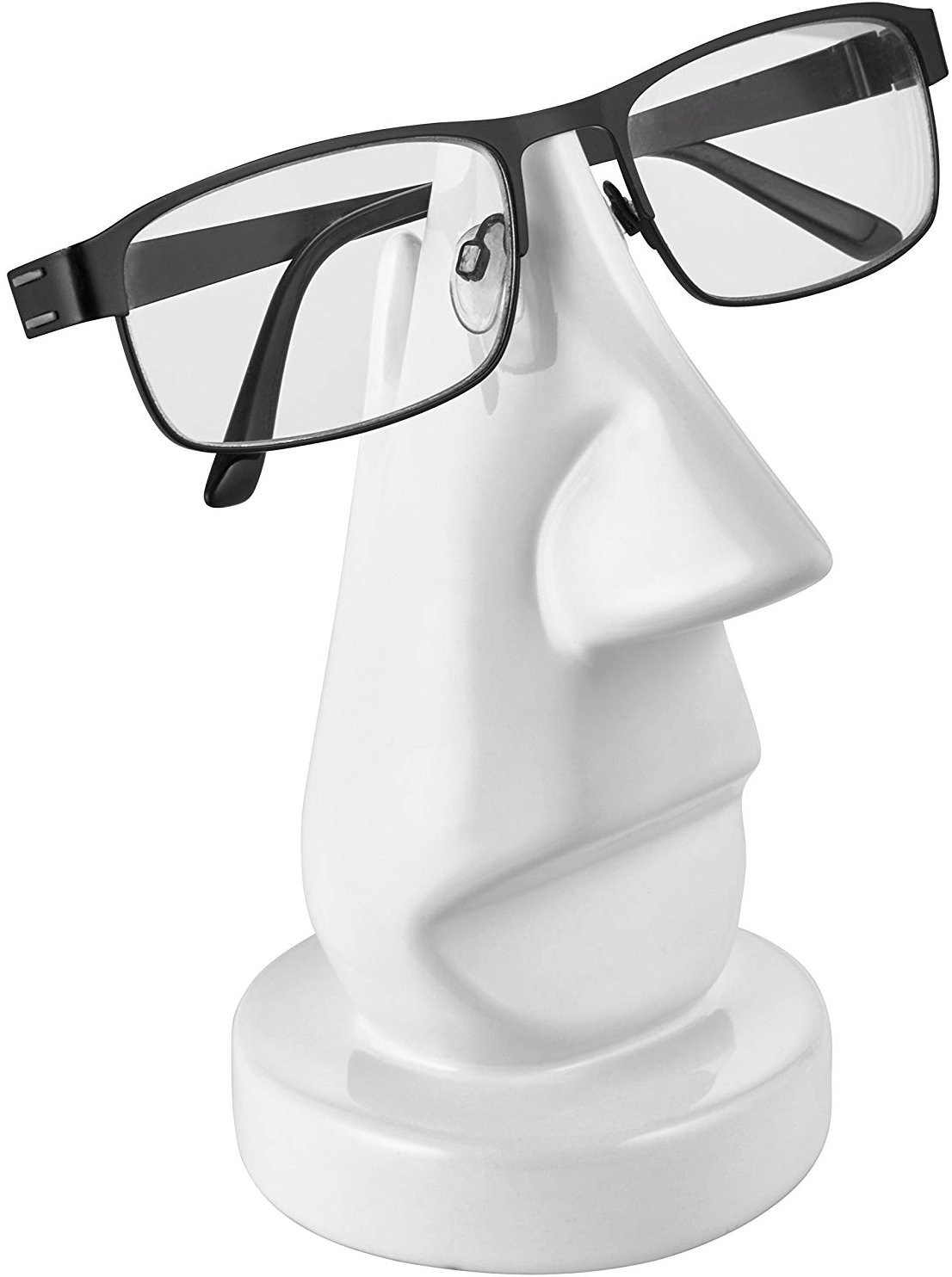 Porte-Lunettes Double PRETYZOOM - Support Décoratif En Cuir Pour Bureau Ou Maison - Range Lunettes Élégant