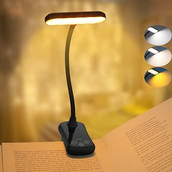 Moses. Verlag Luce Da Lettura Flessibile Con 3 LED – Collo Regolabile, Batterie AAA Incluse - 3