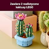 LEGO Botanicals Kwitnący kaktus 11509 | Zabawkowa roślina ozdobna, dekoracja do pokoju, prezent dla dzieci 9+, zestaw kl