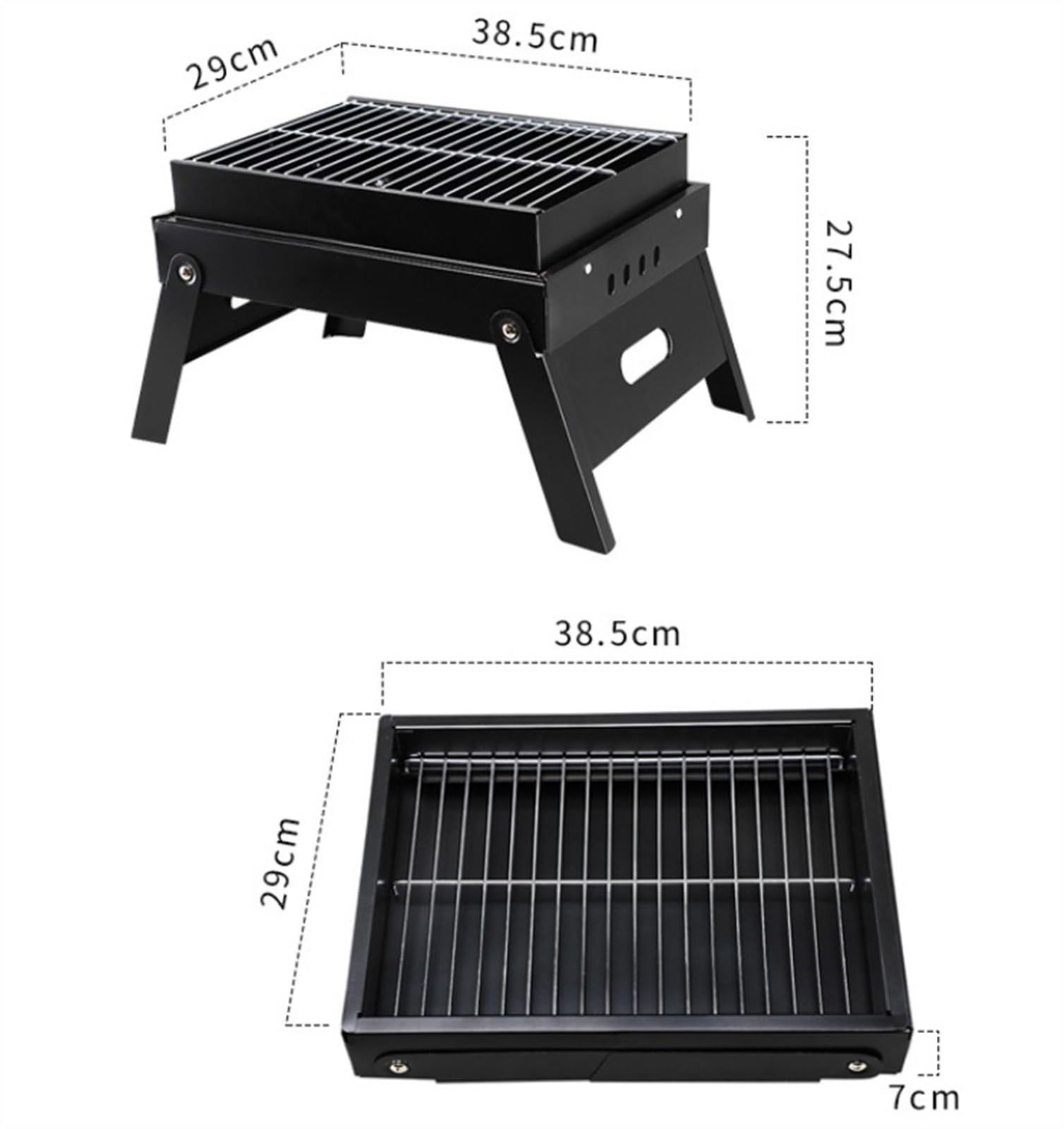 Grill na Węgiel Grill Na Świeżym Powietrzu Grill Węglowy Przenośny Grill Węglowy Do Gotowania Pikników Turystycznych Grill do Ogrodu