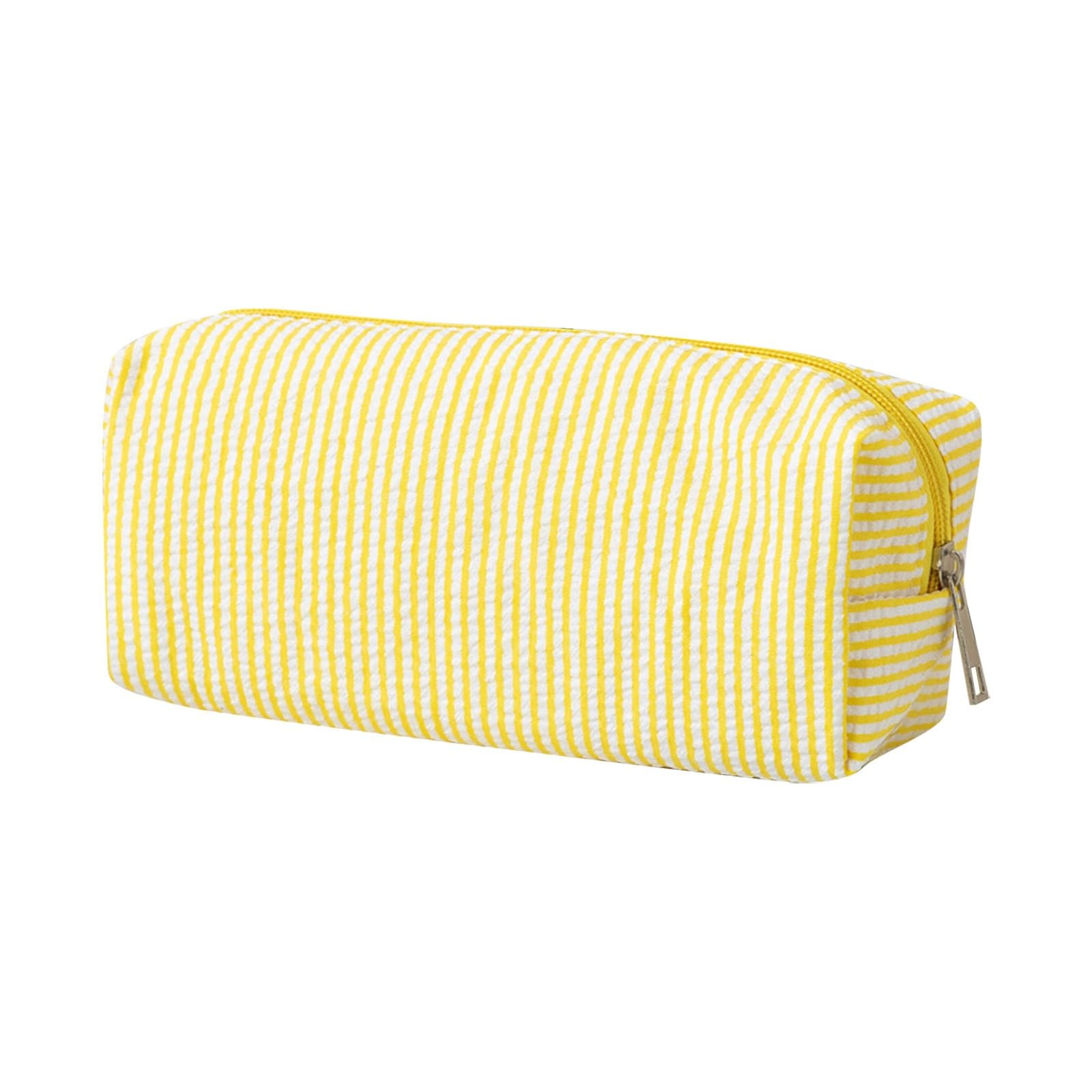 Pencil Case for Girls, Cute Striped Pencil Case