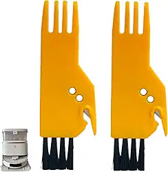 2 peças de escova portátil para aspirador de pó, escova de limpeza para robô de varredura para robô de varredura