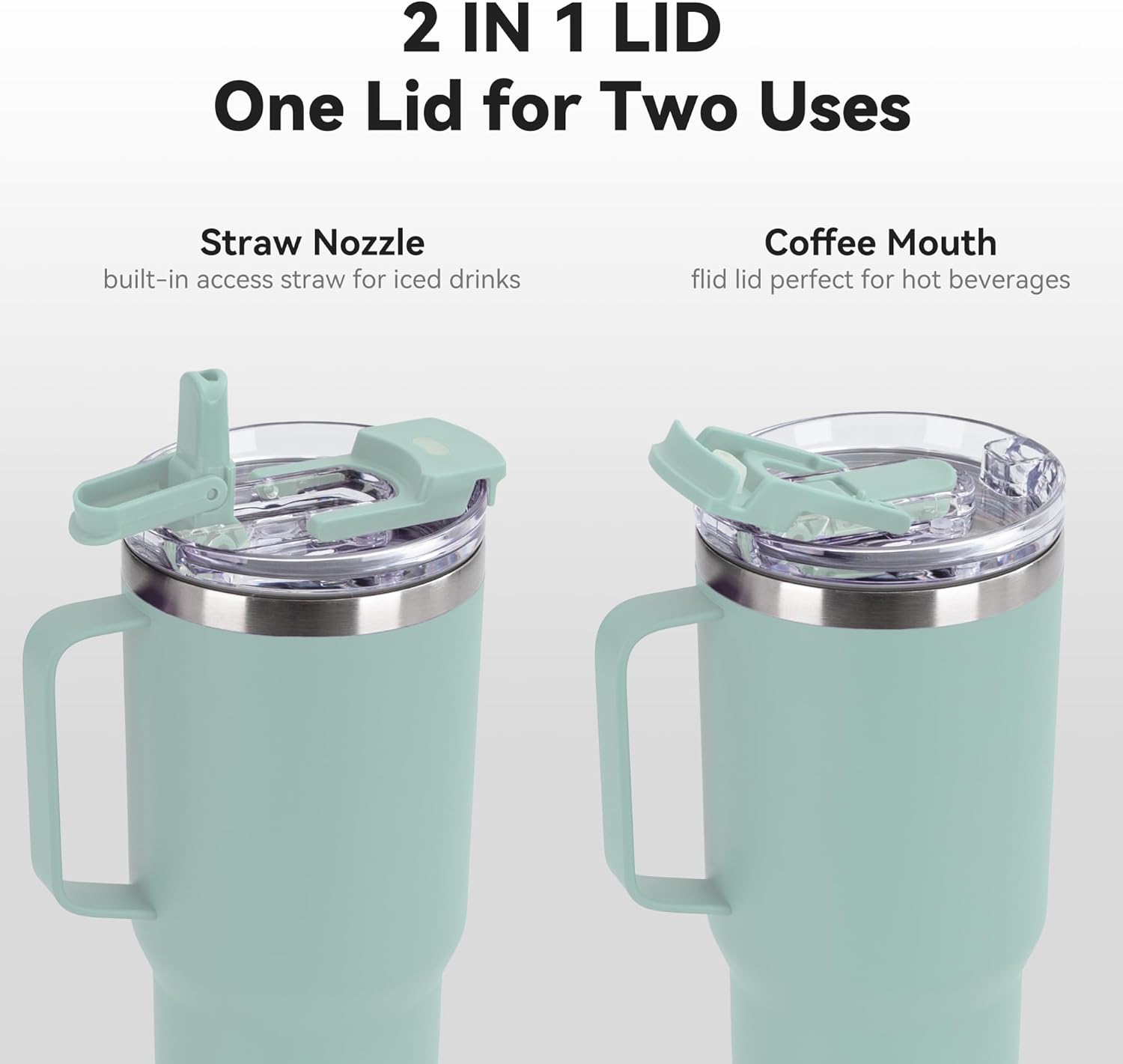 HASLE OUTFITTERS 30oz Tumbler Bulk with Handle, Insulated Travel Coffee Mug Set with Handle Leak-Proof Double Wall Stainless Steel Vacuum Tumblers Pack Metal Cup for Hot and Cold Drink - Image 3