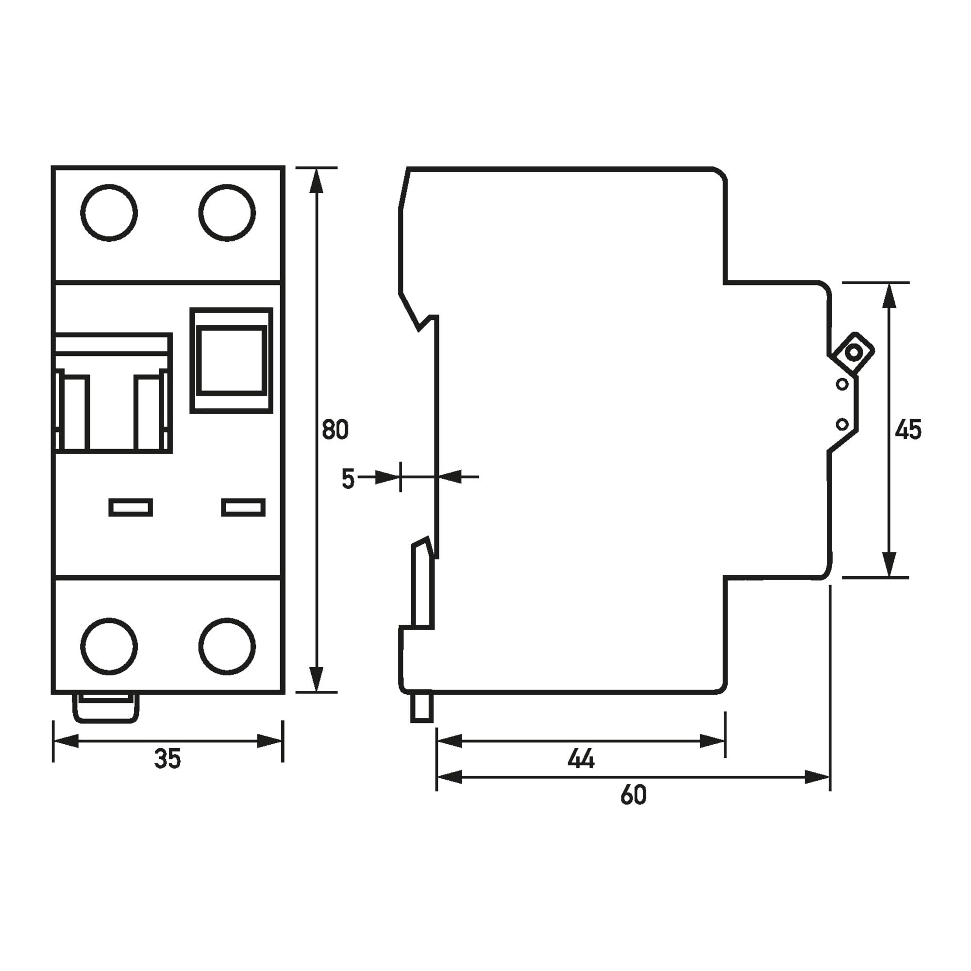 Doepke FI/LS-Kombination DRCBO3 C16/0,03/1N-A Kombination FI-Schalter/Leitungsschutzschalter 4014712220744