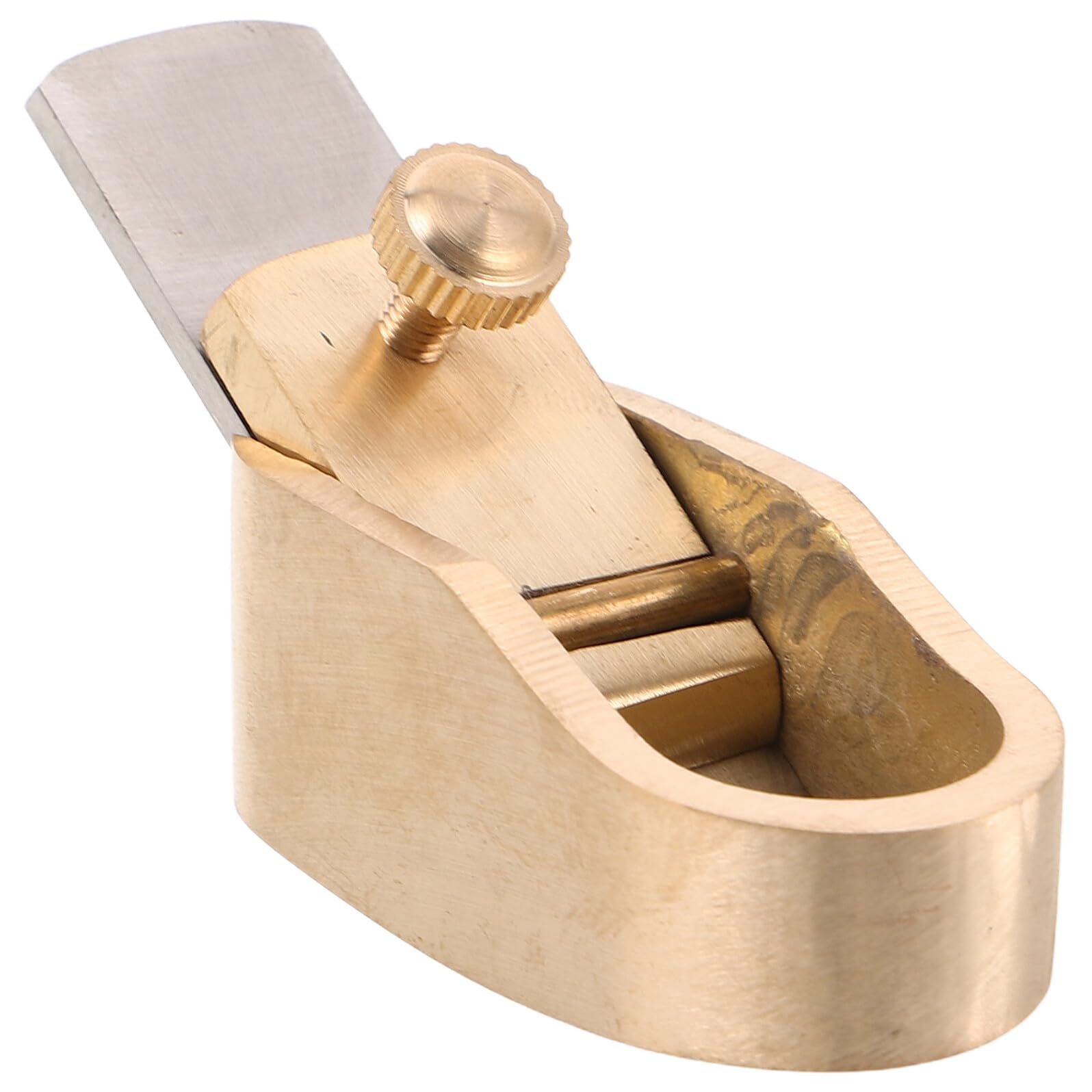 Mini rabot à pouce en laiton pour lutherie violon avec lame 18 mm