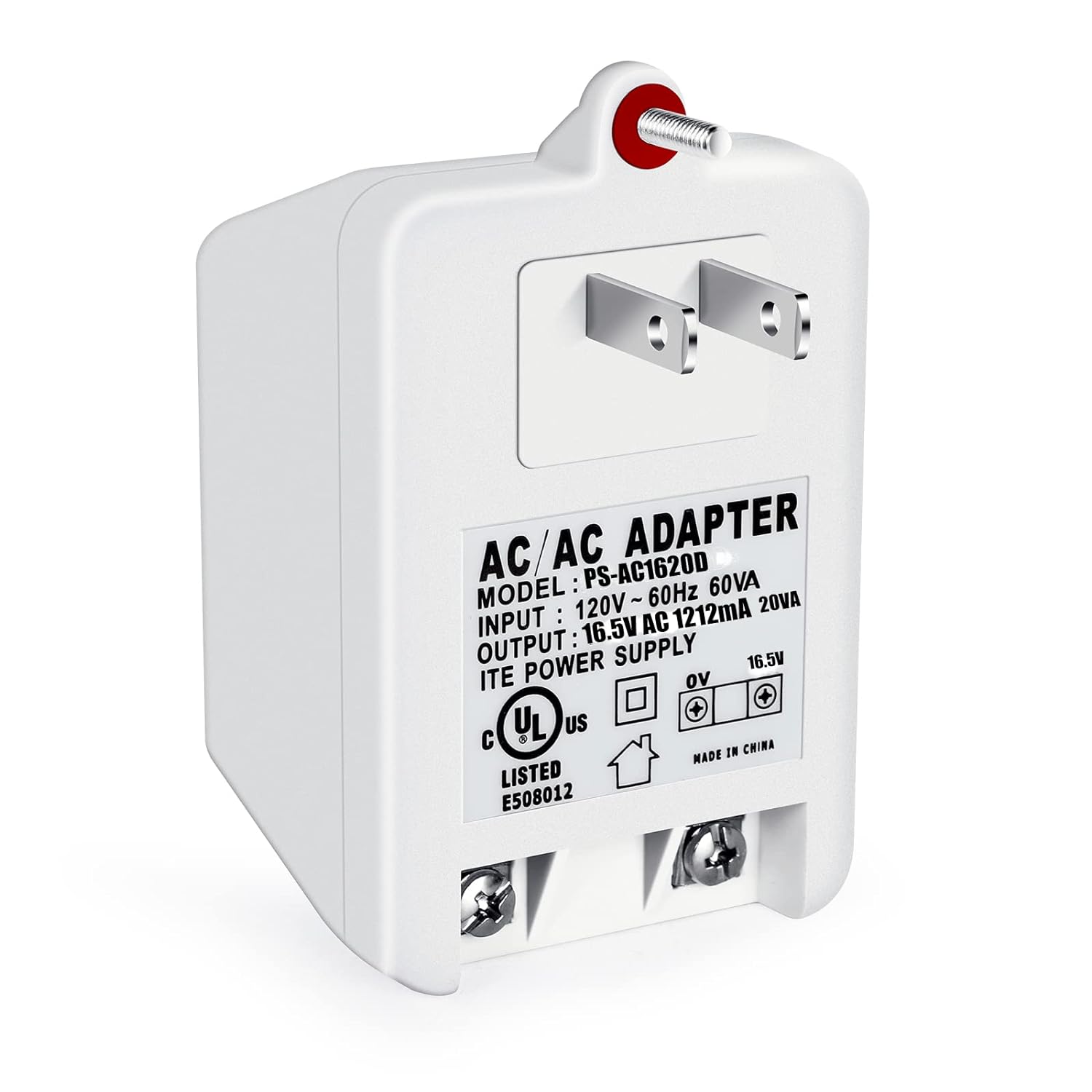 16.5 Volt Doorbell Transformer Compatible with Ring, Nest, Arlo, Eufy