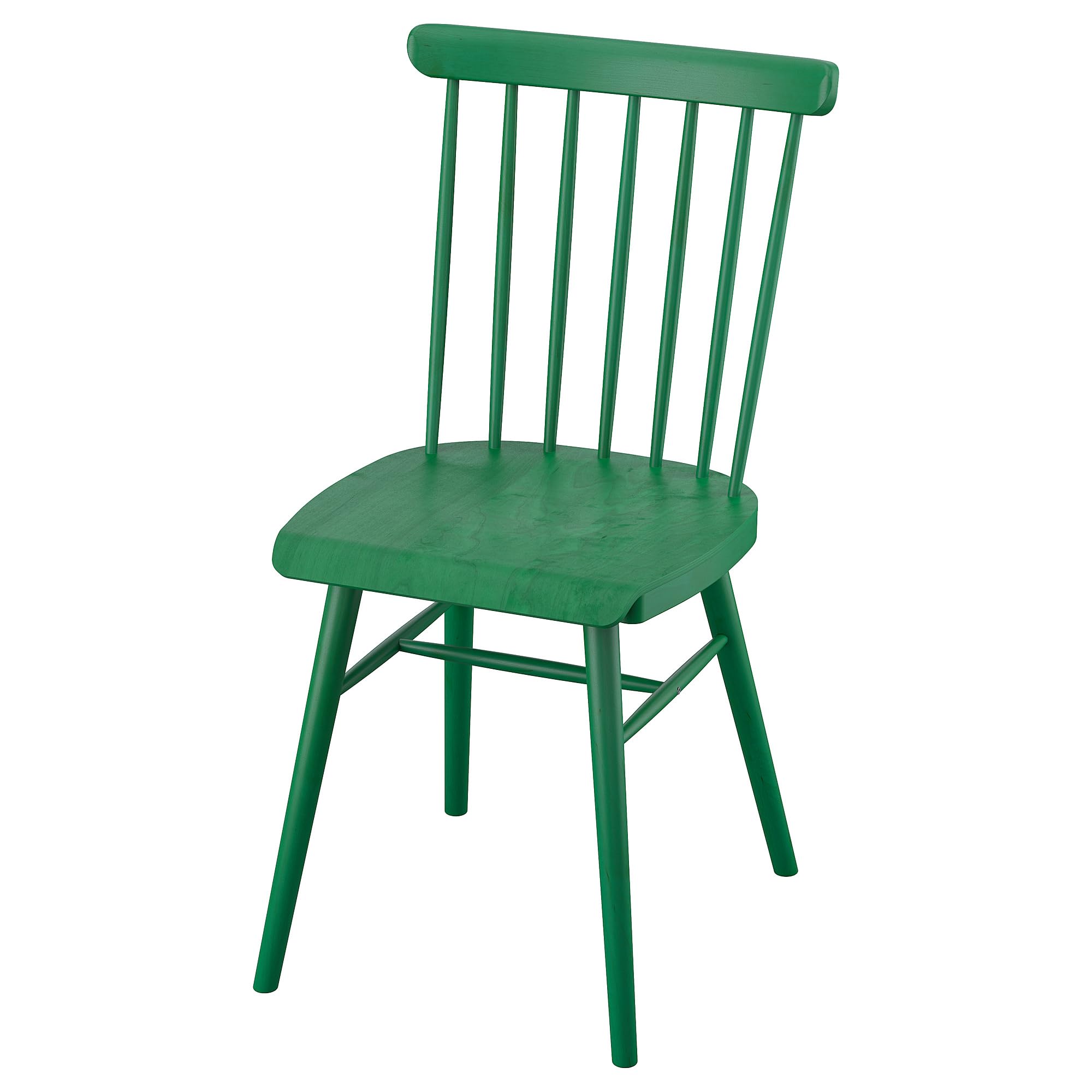 Chaise HÖGVED vert design épuré et finitions soignées