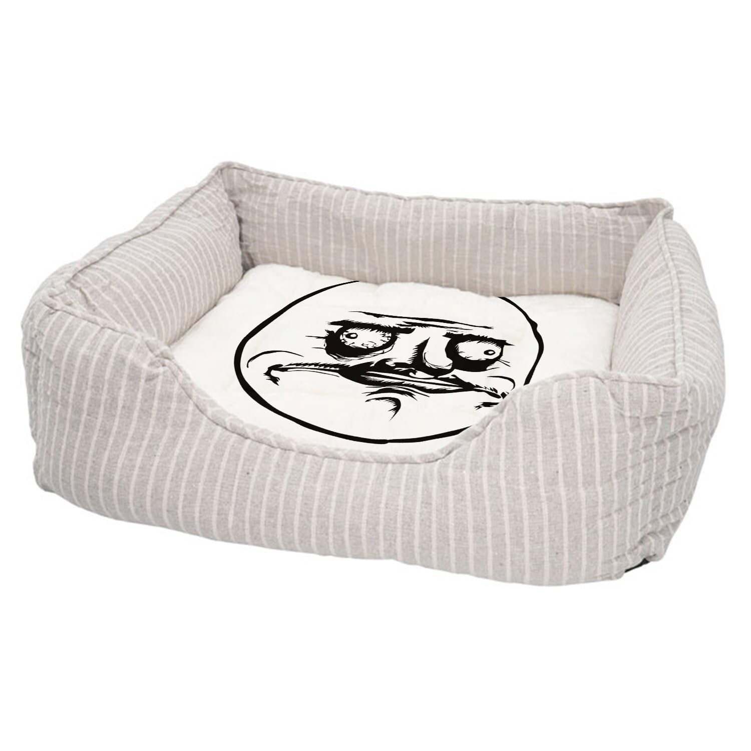 Panier pour chien déhoussable lit chat moelleux coussin lavable imprimé