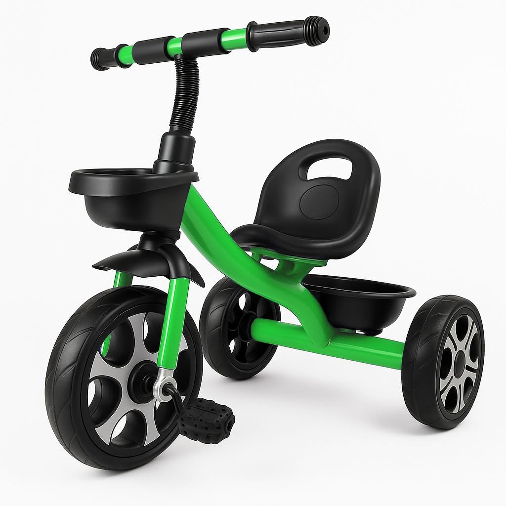 Foryourlittleone Kids Trike Venture Tricycle Baby Push Bike | Age 18 Months to 6 Years | Gift Toddler Tricycles Green