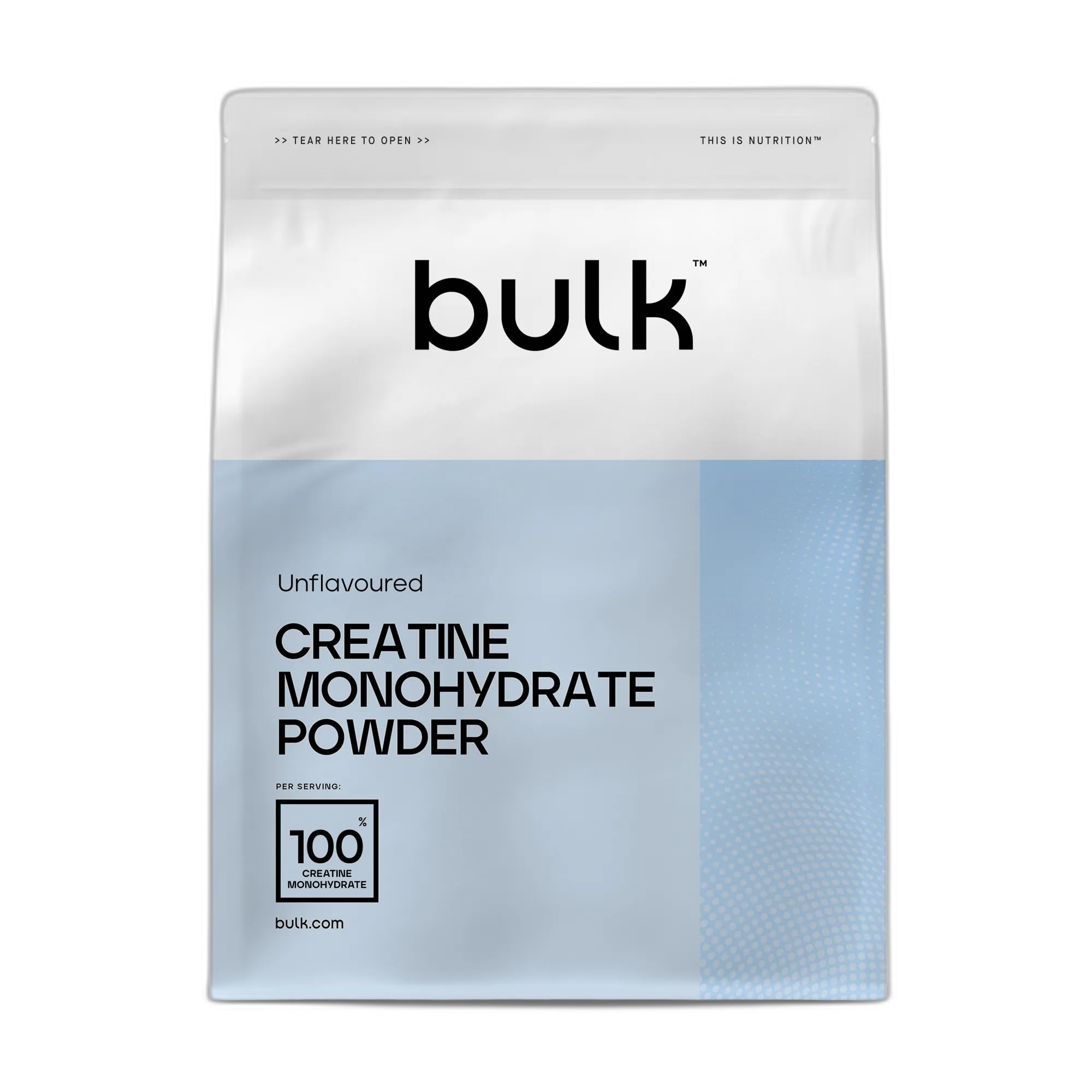 Bulk Creatine Monohydrate Powder, Pure Unflavoured, 1 kg