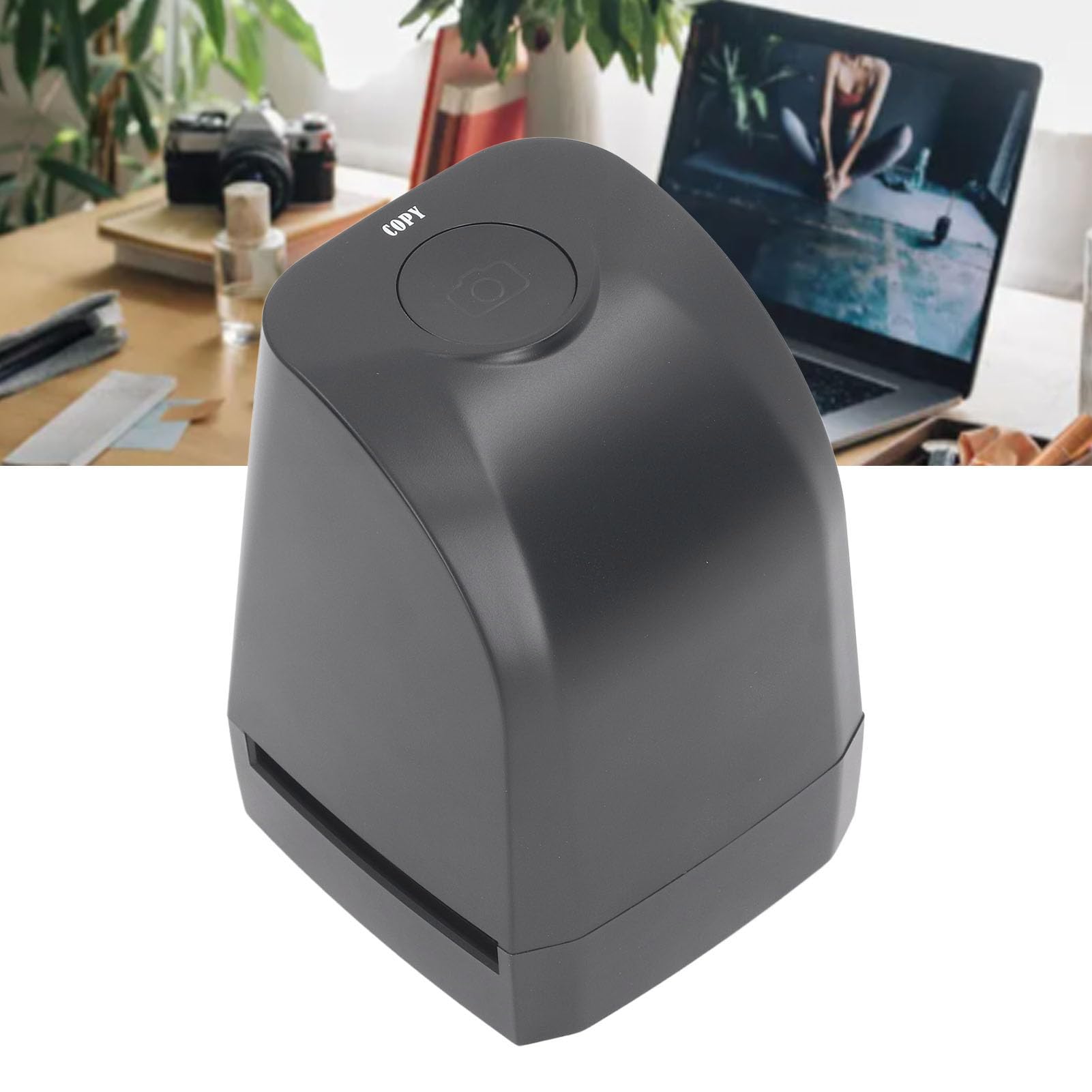 Ausla Scanner per Pellicole e Diapositive da 8 MP, Digitalizzatore con Messa a Fuoco Fissa