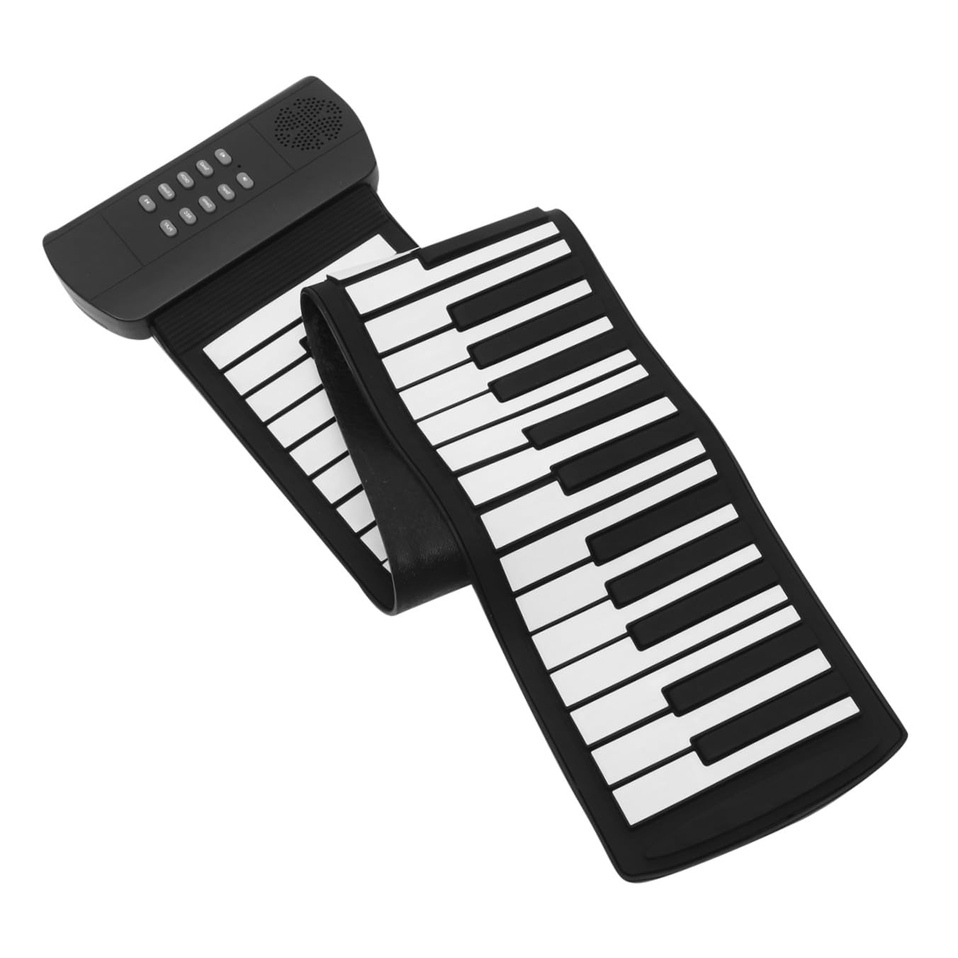 IMIKEYA Pianofortegresso Mp3 Tasti Elettronico e Silicone a 61 Portatile Leggero Pieghevole Pedaliera Sustain per Ragazzo Ragazza Principianti Casa