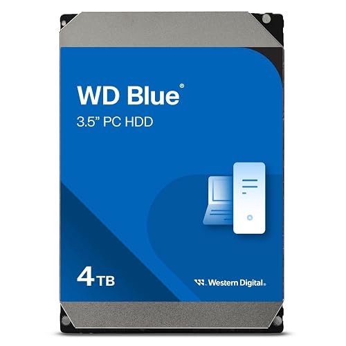 Western Digital 4TB WD Blue Internal Hard Drive (WD40EZAX)