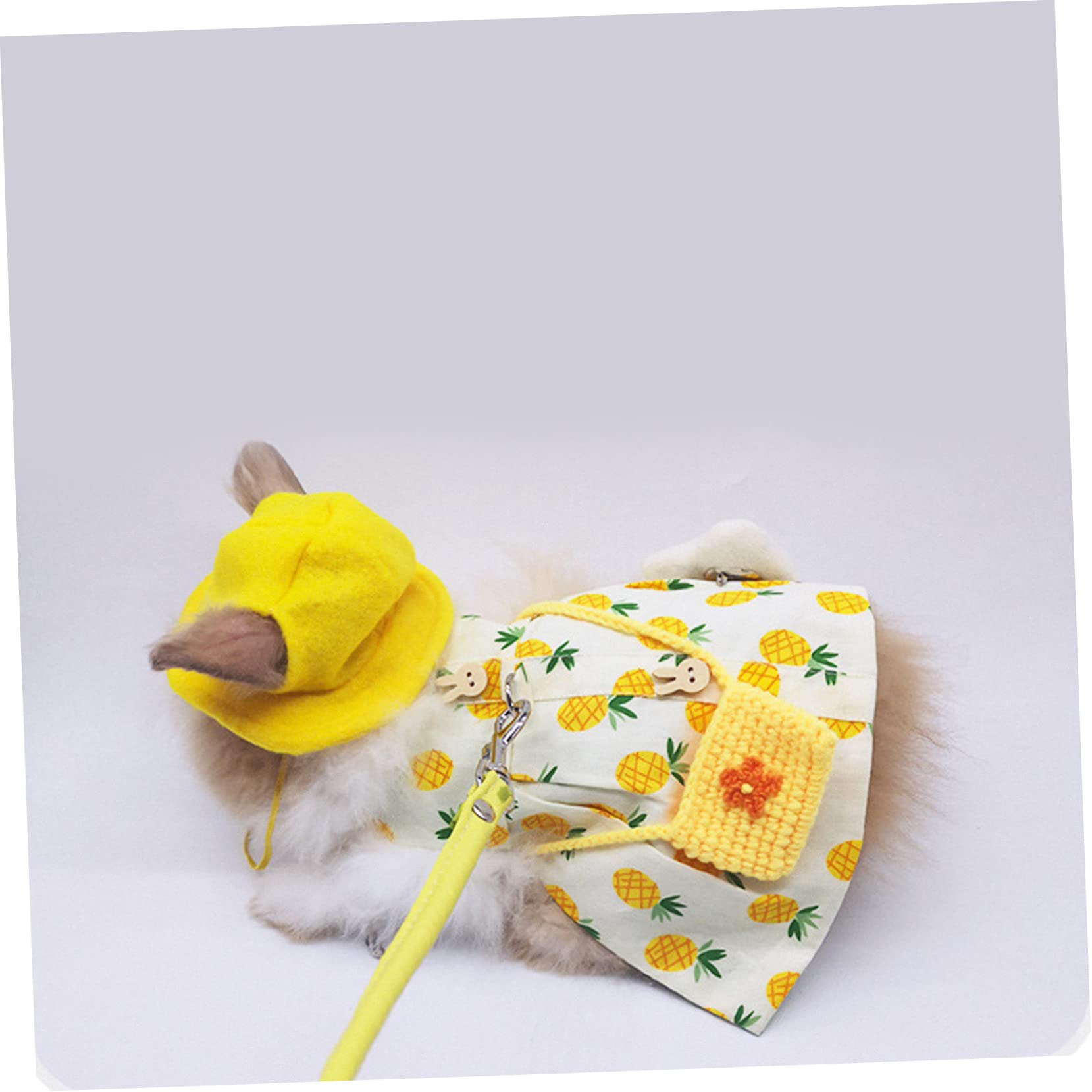 POPETPOP 3sätze Kaninchen Geschirr Mit Und Süßem Outfit Für Kleine Haustiere Warmer Und Dekoration Für Ausflüge Und Feiertage