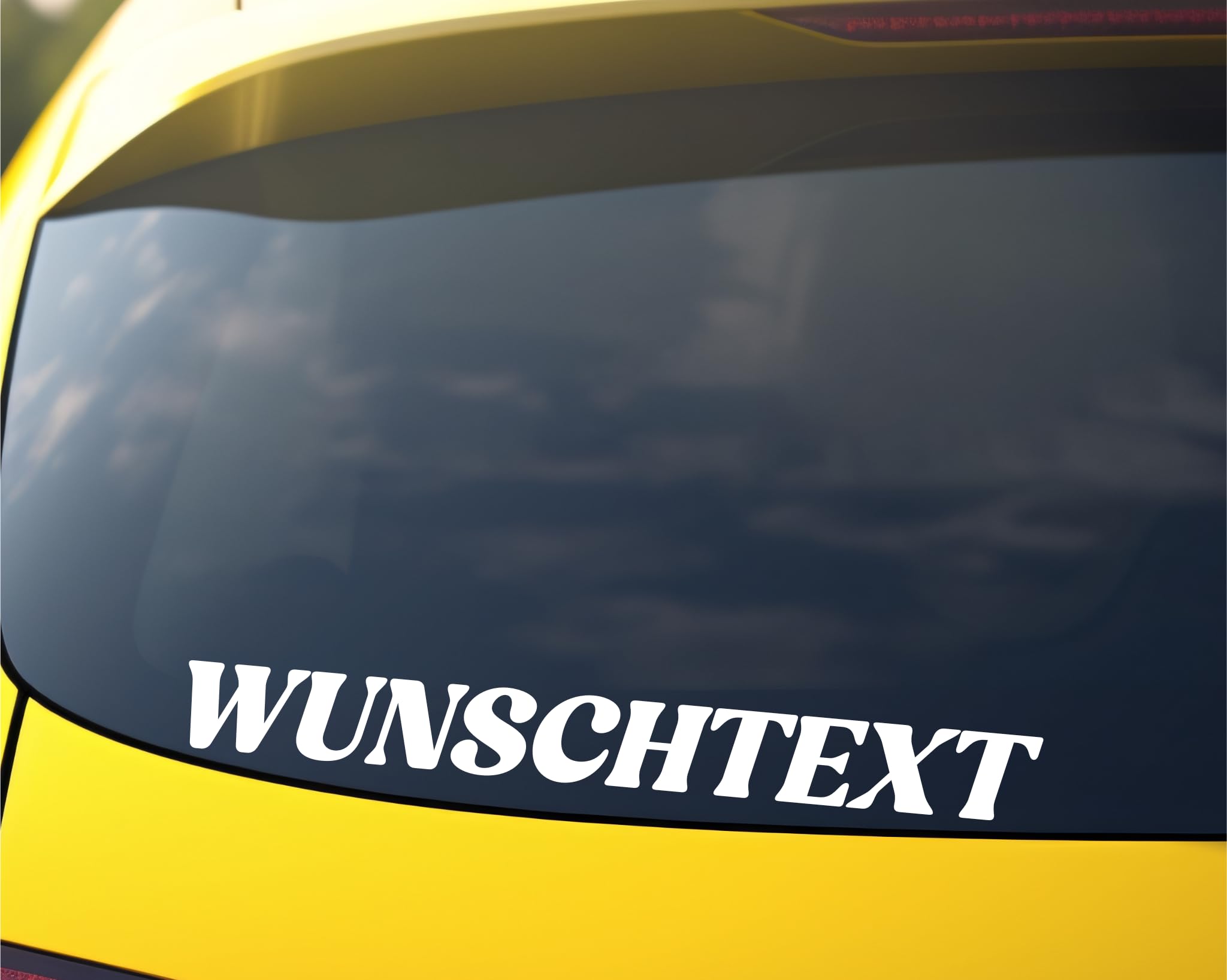 Aufkleber selbst gestalten mit Vorschau - Länge zwischen 10-150cm - Wunschaufkleber Buchstaben Autoaufkleber - Aufkleber Text Sticker Außenbereich Wunschtext Schriftzug