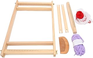 Kit de Tear de Tecelagem para Crianças, Brinquedos, Máquina de tricô, Salada de Madeira, Conjunto Grande, Ferramenta de tricô, Instrumento de tricô, Equipamento de tricô para