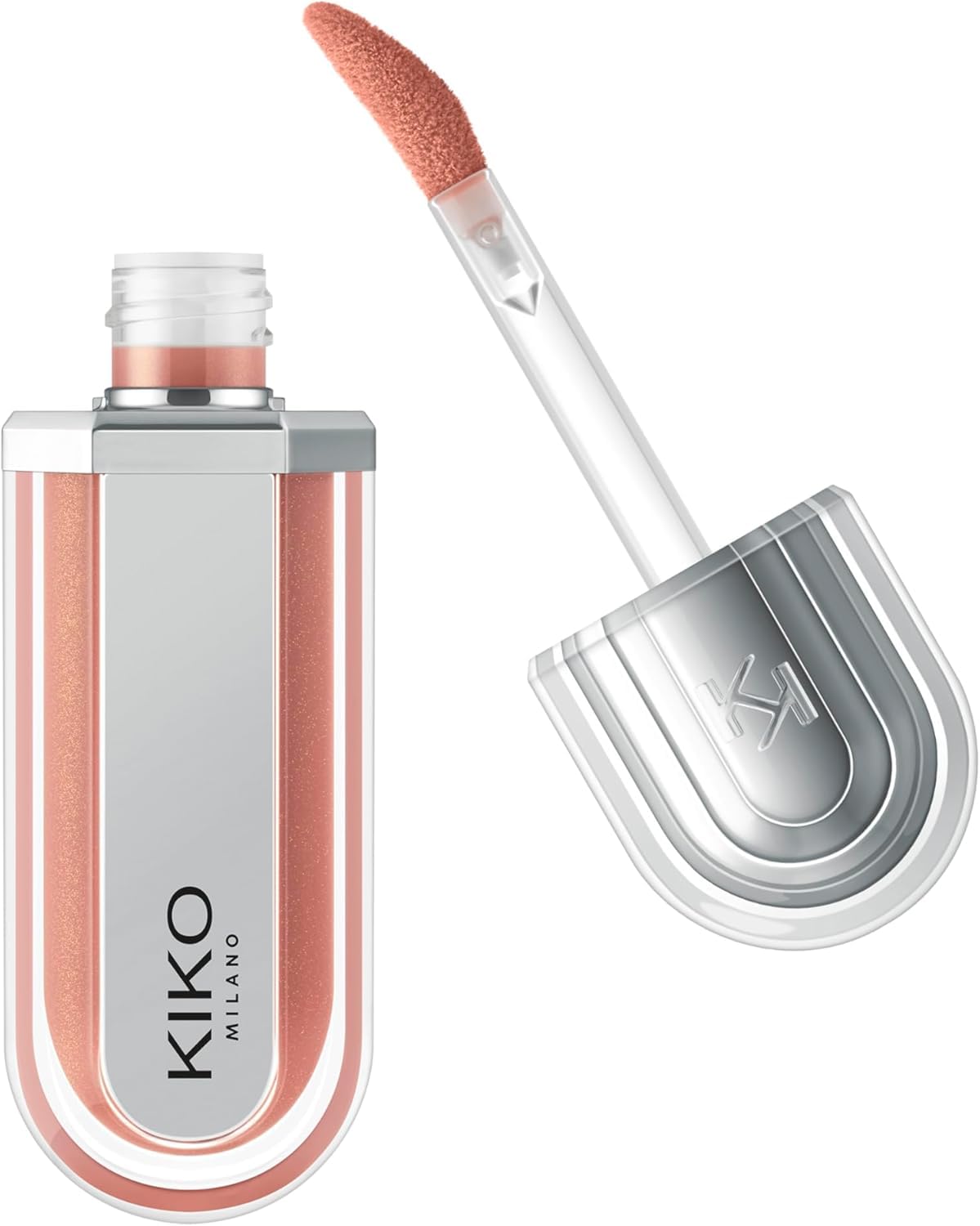 KIKO Milano 3D Hydra Xtreme Lipgloss 04 - Extreme Lip Volumizer Plumper with Hydrating Shine, Non-Sticky Lipgloss, Mirror Effect Lip Gloss Kiko with Precision Applicator