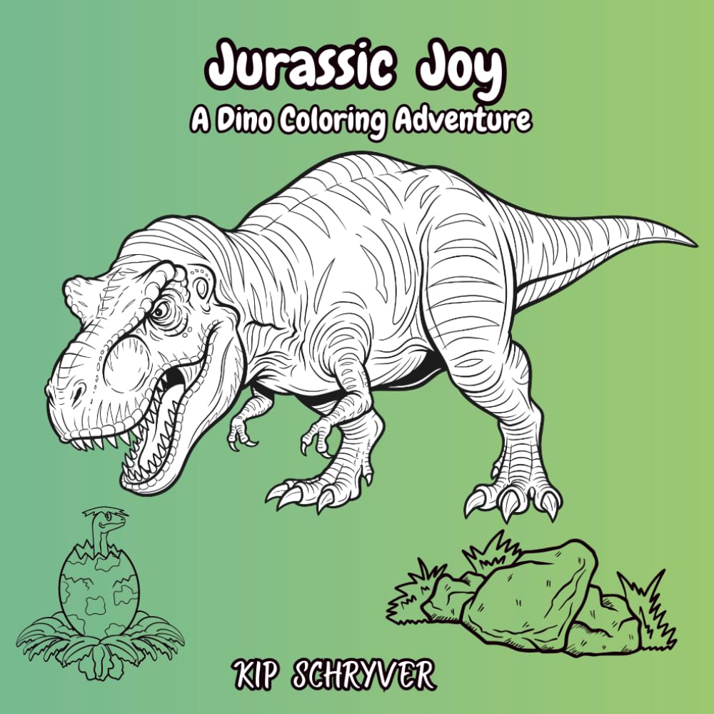 Jurassic Joy: A Dino Coloring Adventure