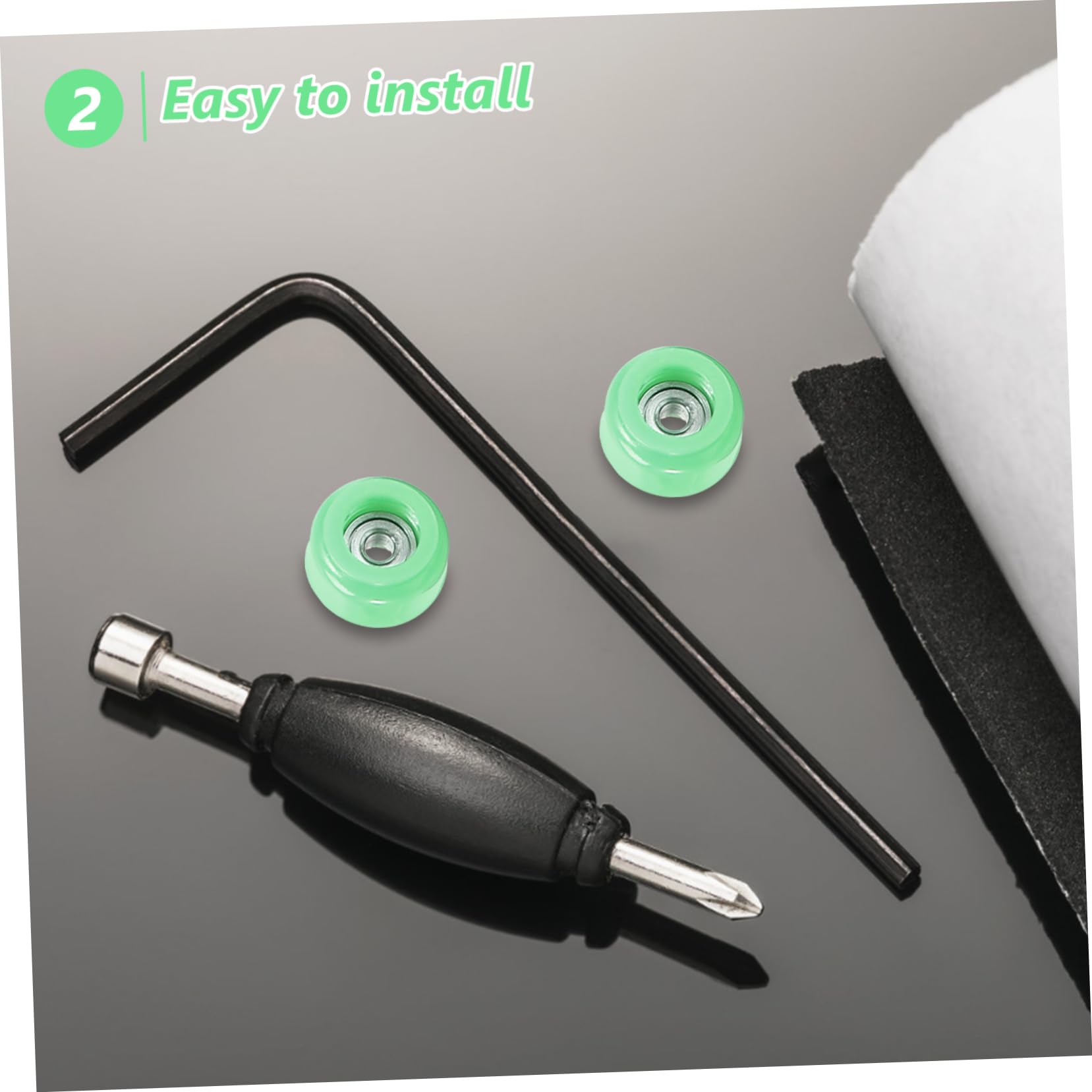 YARNOW 4Pcs Finger Skate Roller Models Lifelike Board for Desk Games Trucks Portable Fun for Adults for DIY Projects