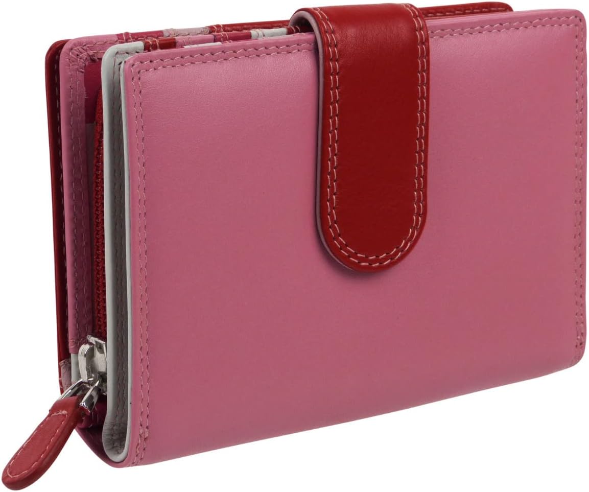 Golunski Ladies Tab Flap Over Leather Purse Wallet Change Graffiti Gift Box, Candy, Casual, Candy, Casual