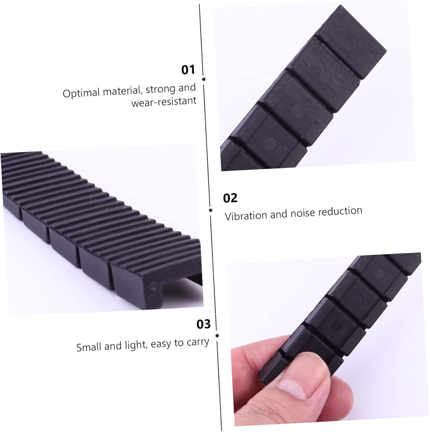 DOITOOL 200pcs Furniture Leveling Shims Table Stabilizers for Uneven Non- Grooved Design for Cabinets Chairs and Appliances