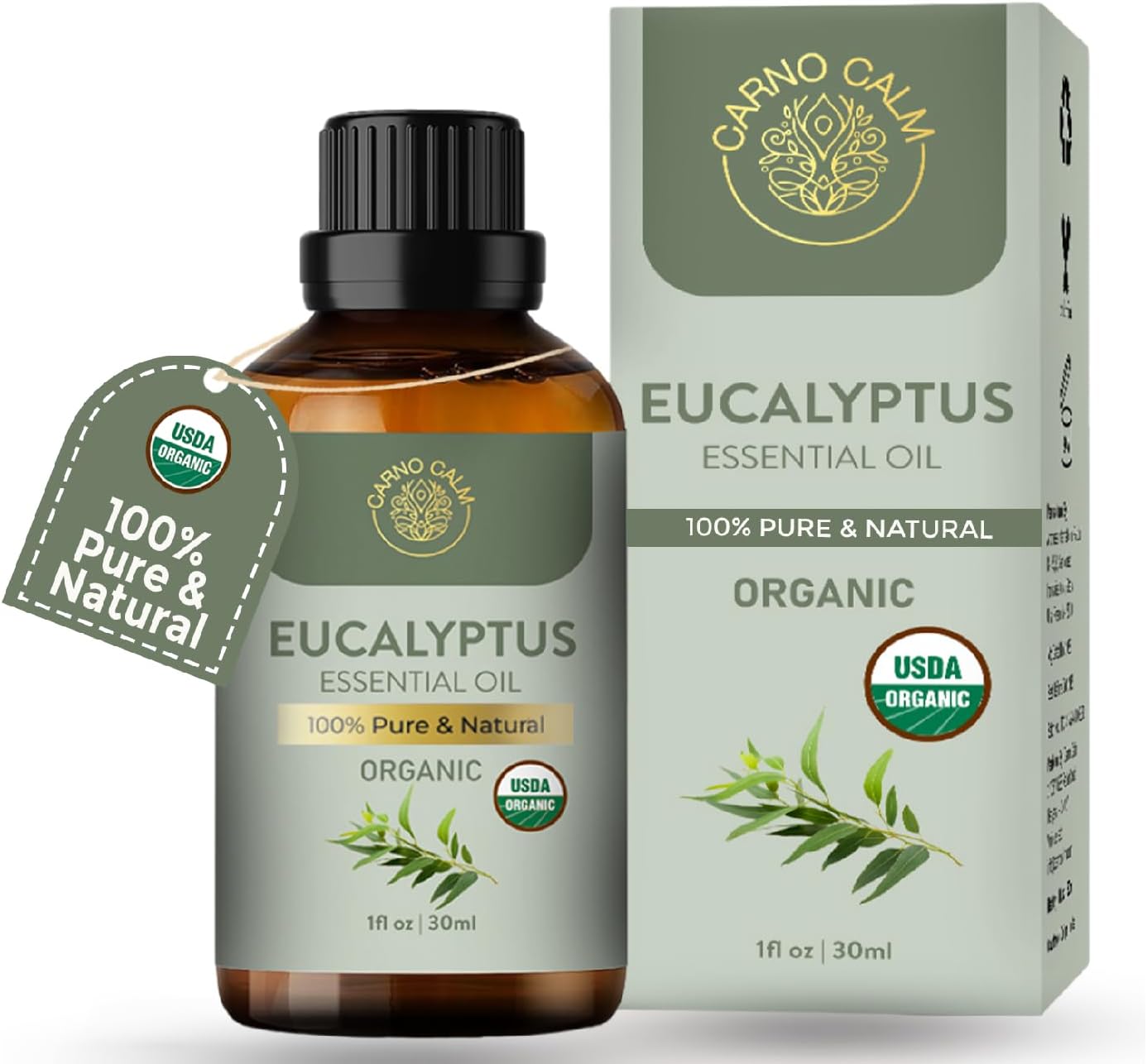 Eucalyptus Essential Oil for Diffuser | 100% Pure and Natural Eucalyptus Oil | for Aromatherapy Bath Humidifier Hair | 30ml