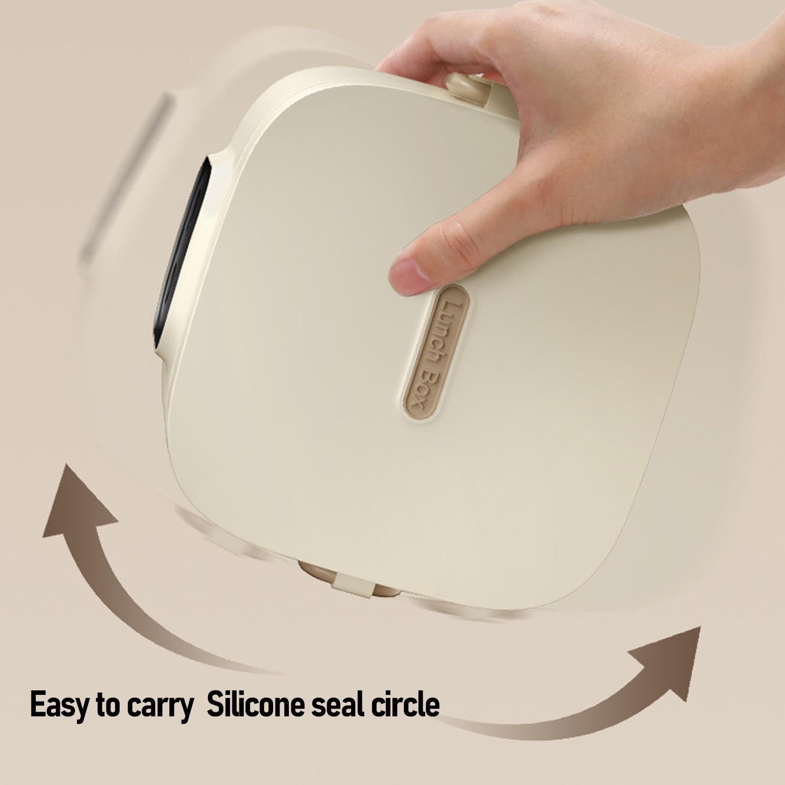 ciciglow Box da Pranzo Elettrico Calzaio Alimentare, 25w 7 Marcia Riscaldata Box da Pranzo, 500 Ml di Contenitore Alimentare Isolato a Riscaldamento Rapido Portatile