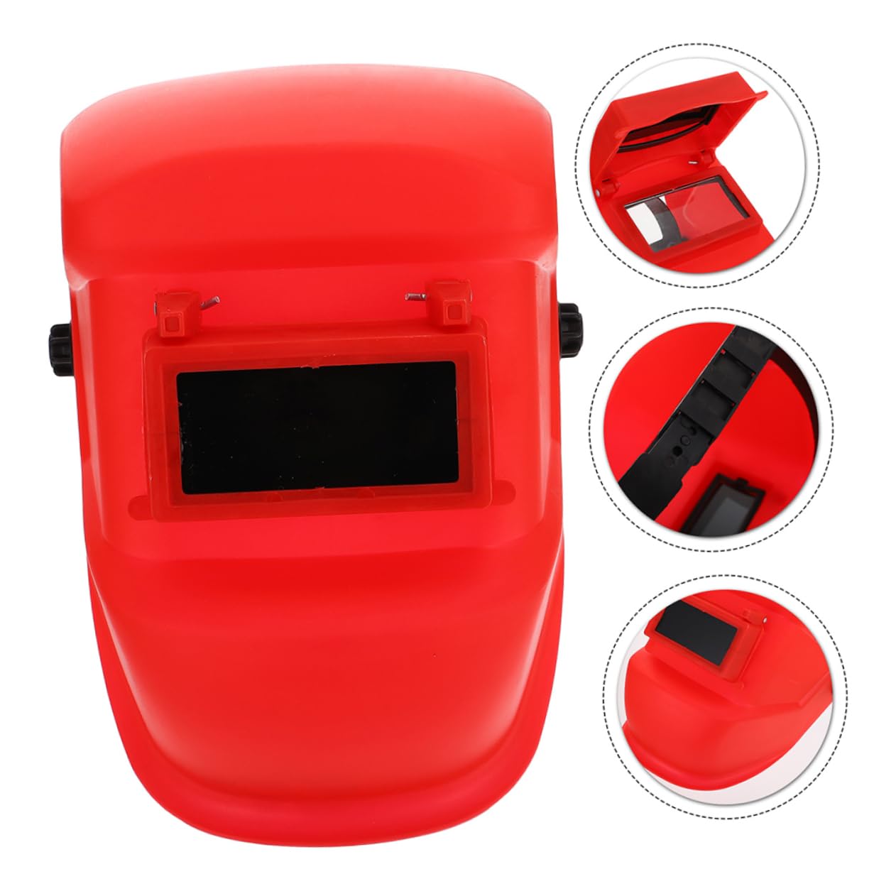 VILLCASE 2Pcs Plastic Welding Mask Protective Welding Hood Lightweight Welding Helmet for Arc Welding and Grinding Durable Welding Headgear