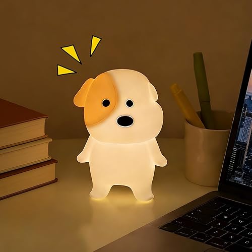 Miniatura 13 de Axolotl - Luz nocturna para niños, 7 colores cambiantes y 3 niveles de brillo ajustables, lámpara de noche de silicona recargable, lámpara de noche