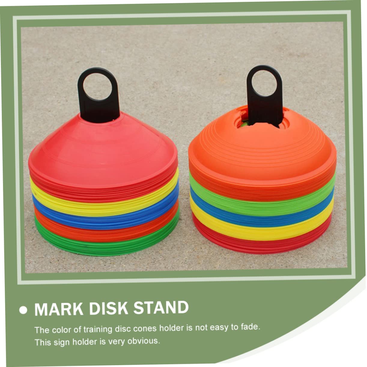 POPETPOP Football Training Accessory Disc Cone Holder Portable Durable for Boys and Girls' Games