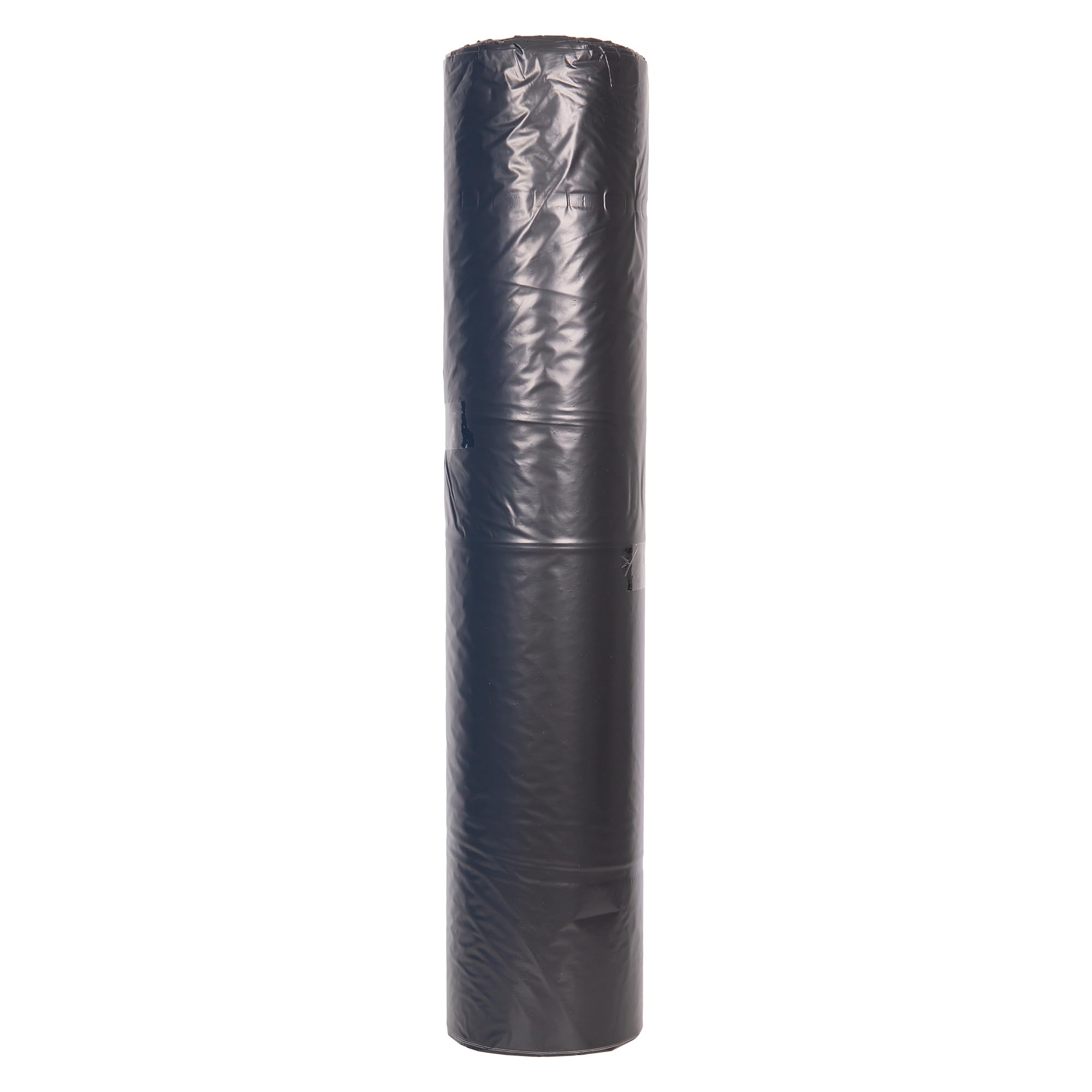 Cofan Film negro para embalaje | Material: polietileno reciclado | Galga 400 | Grosor: 100 micras | Medidas: 4 x 75 m | Rollo de film elástico | Protección para embalajes y mudanzas