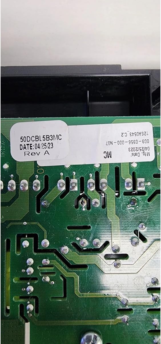 Replacement for Liftmaster 050DCTBF MC Garage Door Circuit Logic Board Yellow Learn Button Compatible with 050DCTBF MC.