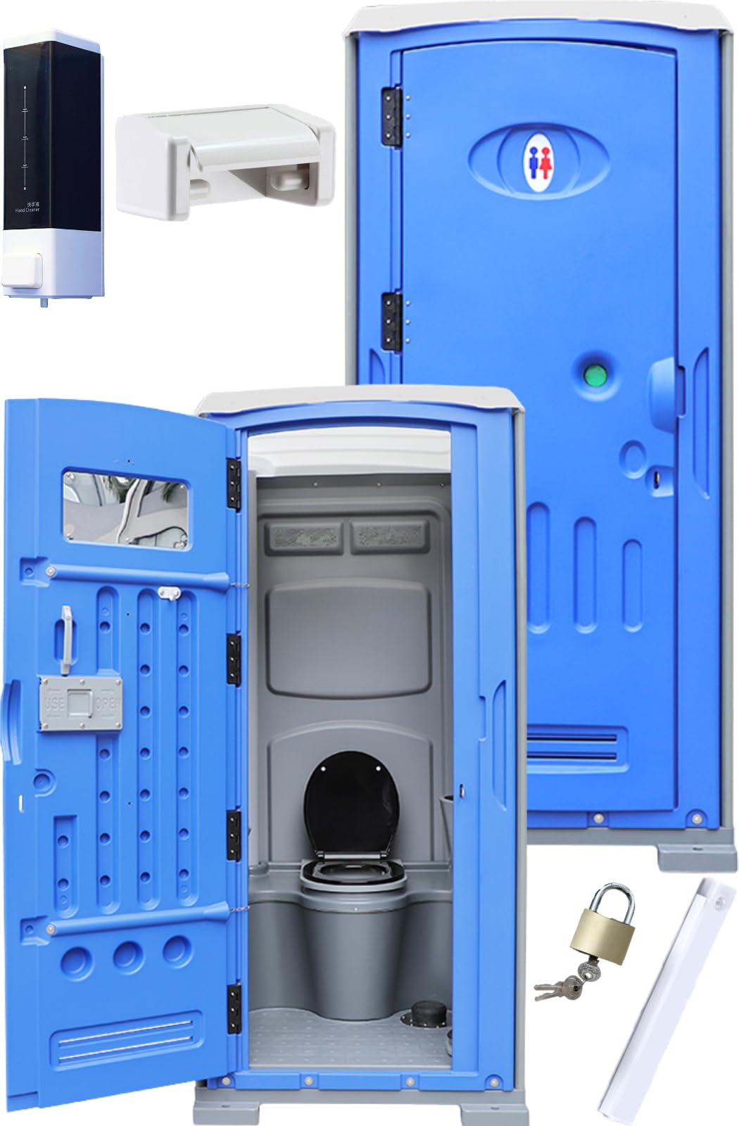 Amazon.co.jp: [THE PRODUCT] 仮設トイレ 洋式便座 簡易水洗 汲み取り