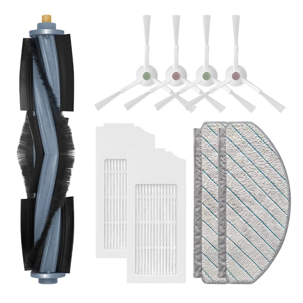 CTRLZS For T10 PLUS Robot Vacuum Cleaner Replacement Spare Parts Main Brush Side Brush Hepa Filter Mop Rag