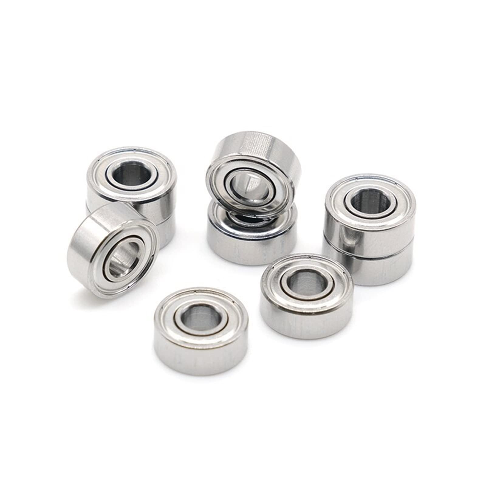 Cojinete de extremo de varilla esférico Rodamiento MR104ZZ ABEC-7 (10 uds) 4 * 10 * 4mm rodamientos de bolas en miniatura MR104 ZZ
